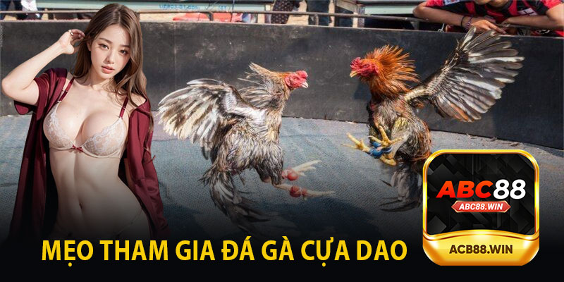 Mẹo Tham Gia Đá Gà Cựa Dao